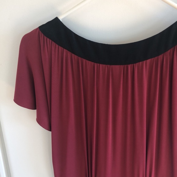 philosophy di alberta ferretti wine color dress size 4 worn once! - Picture 11 of 13